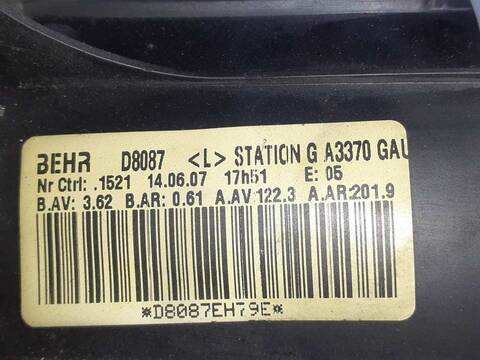 Foto 3ª: Calefacción Opel Zafira 1.9 CDTI 120CV 88KW [Z19DT] (2007)