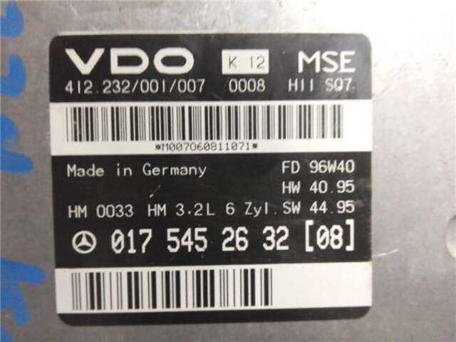 Foto 3ª: Centralita Motor ECU Mercedes Clase E 180 3.2 CDI (204 CV) [648961]