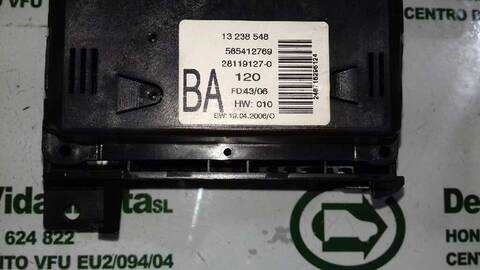 Foto 3ª: Pantalla Multifuncion Opel Zafira COSMO 120CV 88KW [Z19DT] (2007)