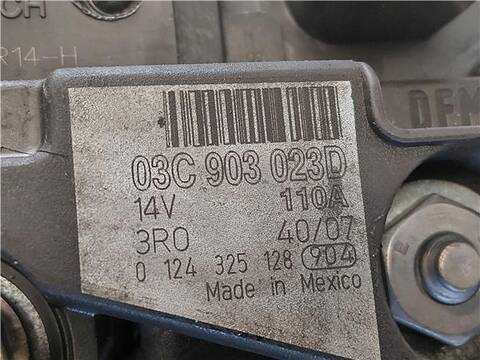 Foto 3ª: Alternador Volkswagen Jetta 1.4 ADVANCE 122CV 90KW [CAXA] (2008)