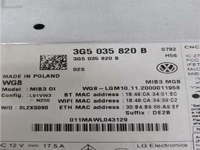 Foto 3ª: Sistema Audio Radio CD Volkswagen Tiguan 2.0 ADVANCE [2.0 LTR. - 110 KW TDI] [DTSA]