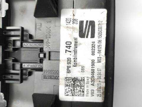 Foto 3ª: Cuadro de Instrumentos Seat Ibiza 1.2 TSI 90CV (2008)