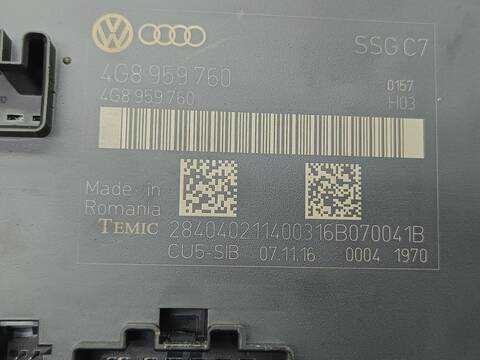 Foto 4ª: Centralita Motor ECU Audi A6 3.0 TDI ADVANCED EDITION 272CV 200KW [CRTD] (2017)