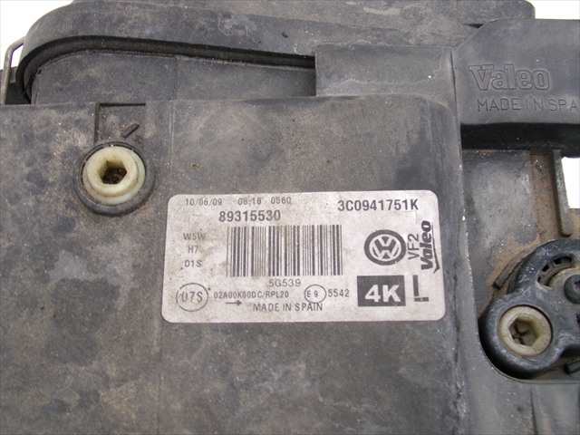 Foto 2ª: Faro Izquierdo Volkswagen Passat 1.4 TSI RANCHERA,2005-2011 [CAX] (2009)