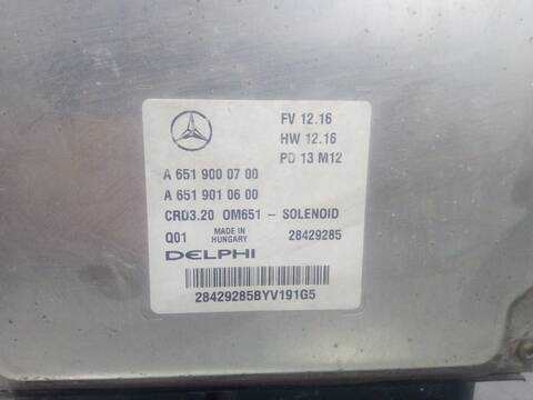 Foto 2ª: Centralita Motor ECU Mercedes Sprinter 210/213/216 CDI 906.111/113) 163CV 120KW CAJA ABIERTA [651955] (2014)