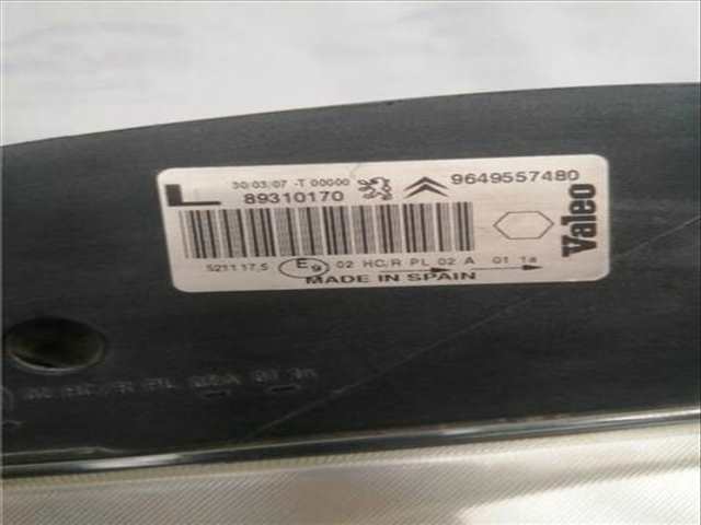 Foto 3ª: Faro Izquierdo Citroen Xsara 1.6 HDI 110 EXCLUSIVE [1 6 LTR. - 80 KW HDI CAT 9HY - DV6TED4)] PICASSO 109CV