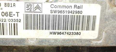 Centralita Motor ECU Citroen Xsara 2.0 HDI 66KW PREMIER BERLINA 90CV