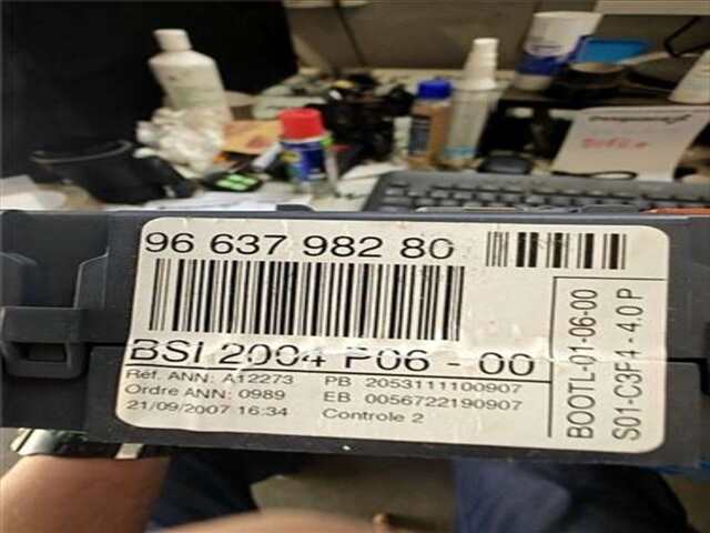 Centralita Confort BSI Peugeot 207 1.4 SPORT [1.4 LTR. - 70 KW 16V VTI]