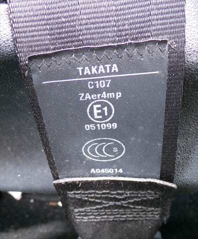 Foto 2ª: Cinturón Delantero Derecho Citroen C4 1.6 HDI 2010-2018 [9H06] (2014)