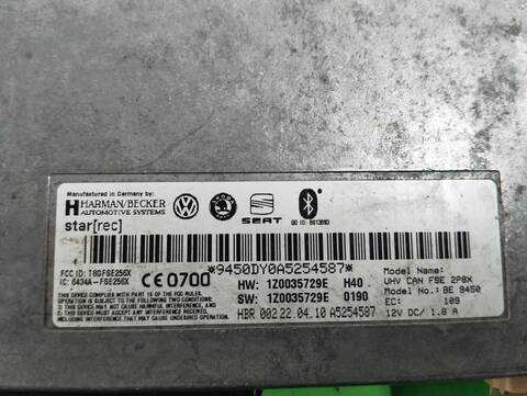 Foto 3ª: Centralita Motor ECU Seat Altea STYLE COPA 125CV 92KW [CAXC] (2010)