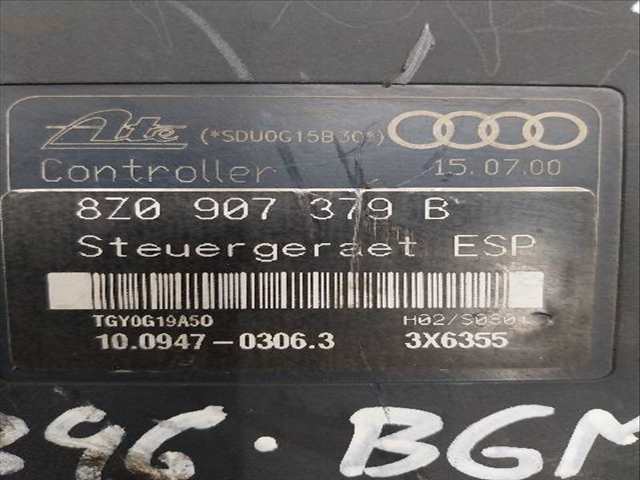 Foto 3ª: Abs Audi A2 1.4 G G-AUA (2001)