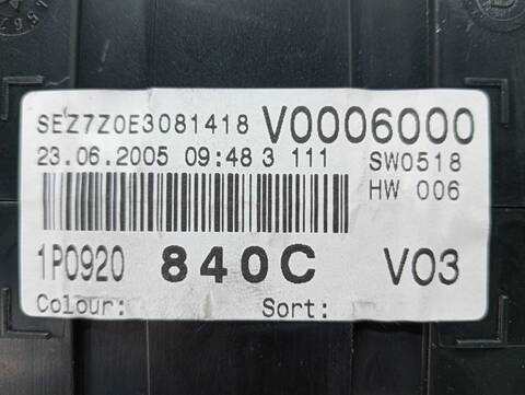 Foto 2ª: Cuadro de Instrumentos Seat Leon 1.9 TDI 105CV (2005)