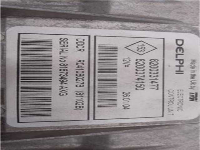 Foto 2ª: Centralita Motor ECU Renault Clio AUTHENTIQUE 82CV 60KW