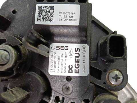 Alternador Renault Megane 1.3 TCE 140 K9NB) IV SPORT TOURER K9A/M/N_)