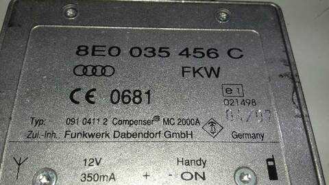 Foto 3ª: Centralita Motor ECU Audi A4 2.0 TDI QUATTRO DPF) 103KW) BERLINA 140CV [BPW] (2007)