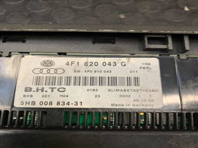 Foto 2ª: Mando Calefacción A. A. Audi A6 2.000 TDI 140CV/103KW AVANT BERLINA [BLB] (2017)