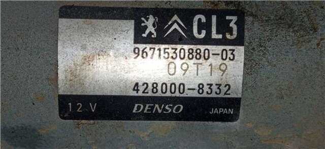 Motor de Arranque Citroen C3 1.2 COLLECTION [1.2 LTR. - 60 KW 12V E-VTI]