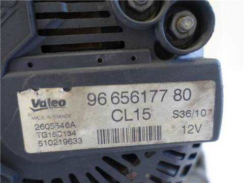 Foto 3ª: Alternador Citroen C4 1.6 HDI BERLINA 90CV 66KW [9HX (DV6ATED4)] (2006)