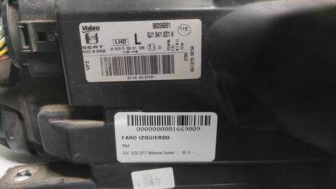 Foto 2ª: Faro Izquierdo Seat Ibiza CUSB (2016)