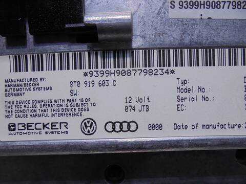 Foto 4ª: Pantalla Multifuncion Audi A4 BASICO AVANT 143CV 105KW [CAG] (2008)