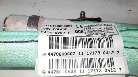 Foto 3ª: Airbag Cortina Delantero Izquierdo Mercedes Clase V 200 V 250 CDI/BT 4MATIC 447.813) 190CV 140KW (2014)
