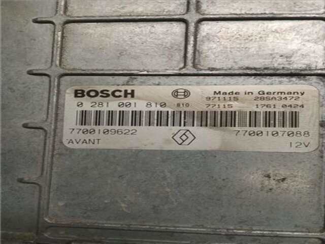 Foto 2ª: Centralita Motor ECU Renault Megane 1.9 DTI (LA08. LA0N) I CLASSIC (LA0)(1996-_) [F9Q 734]