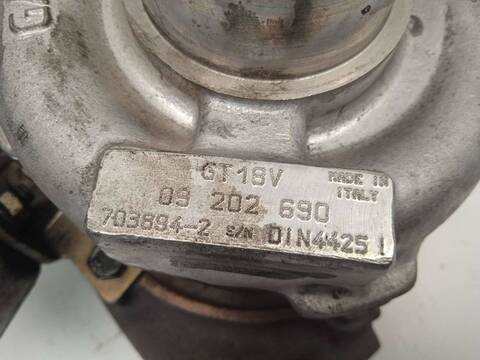 Foto 2ª: Turbocompresor Opel Vectra 2.2 16V DTI CAT Y 22 DTR - L50) BERLINA 125CV 92KW [Y22DTR] (2001)