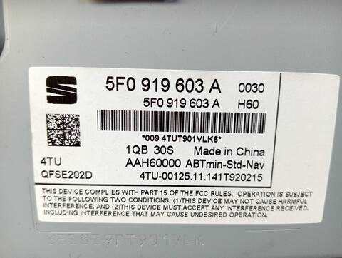 Foto 3ª: Sistema GPS Seat Leon FR 2 TDI 150CV (2012)