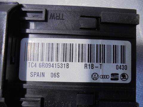 Foto 4ª: Mando Luces Volkswagen Polo ADVANCE 75CV 55KW [CAY] (2010)