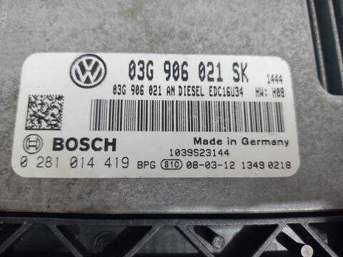 Foto 3ª: Centralita Motor ECU Seat Altea FAMILY 105CV 77KW [BXE] (2008)