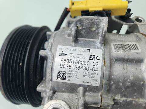 Foto 3ª: Compresor Aire Acondicionado Citroen C5 C-SERIES AIRCROSS 130CV 96KW [HN05] (2024)