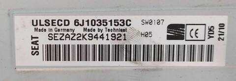 Foto 3ª: Sistema Audio Radio CD Seat Ibiza 1.6 TDI 105CV (2008)