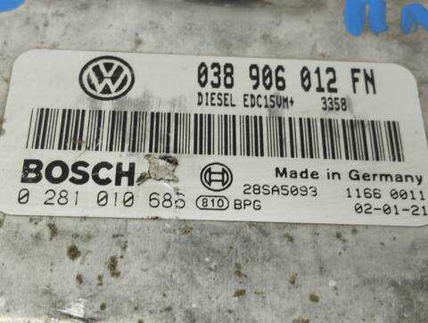 Foto 4ª: Centralita Motor ECU Seat Leon SIGNO 90CV 66KW [ALH] (2002)