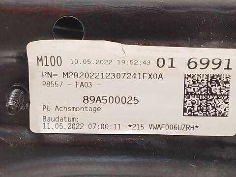 Foto 4ª: Puente Trasero Audi Q4 E-TRON SPORTBACK F4N) 40 E-TRON [EBJA] (2022)
