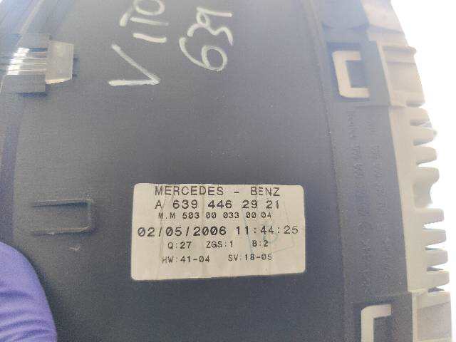 Foto 2ª: Cuadro de Instrumentos Mercedes Vito 2.2 CDI VITO 639 [646983] (2006)