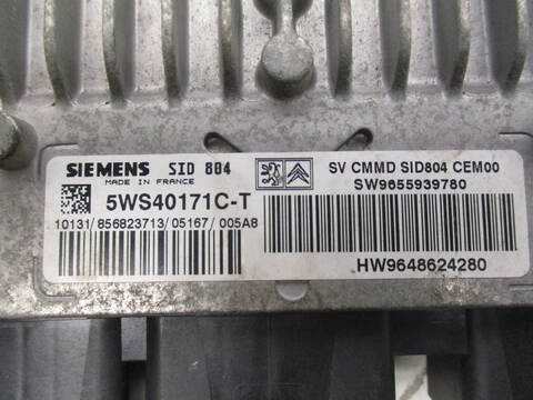 Foto 2ª: Centralita Motor ECU Peugeot 1007 8HZ (2005)