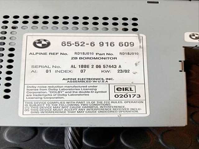 Foto 3ª: Sistema GPS Bmw X5 3.0D 3 24V TD CAT 184CV (2000)