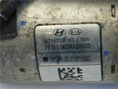 Foto 3ª: Motor de Arranque Kia Venga 1.6 DRIVE 128CV 94KW [D4FB] (2016)