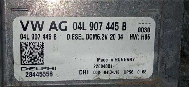 Centralita Motor ECU Seat Leon 1.6 ERENCE [1.6 LTR. - 81 KW TDI]
