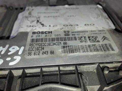 Centralita Motor ECU Citroen C4 VERSION INDEFINIDA