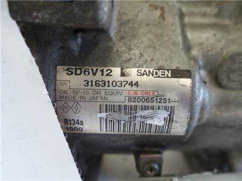 Foto 3ª: Compresor Aire Acondicionado Renault Clio 1.5 DCI C/BR1G) 68CV 50KW [K9K 768] (2007)