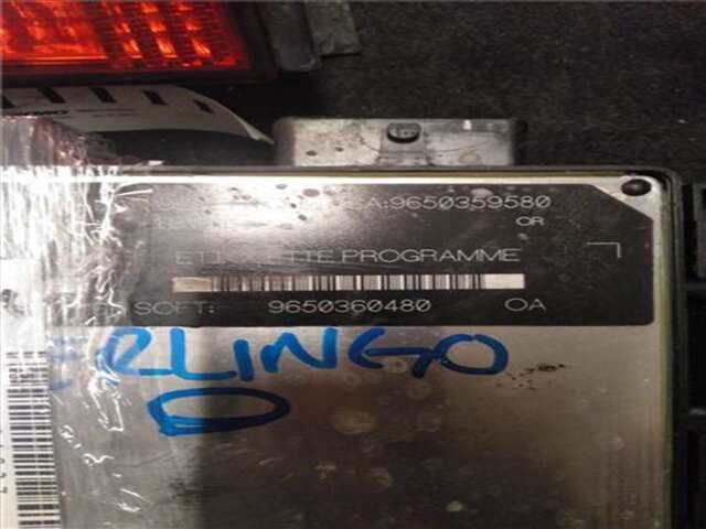 Foto 2ª: Centralita Motor ECU Citroen Berlingo 1.9 D 70 (MBWJZ. MCWJZ) [WJY (DW8B)]
