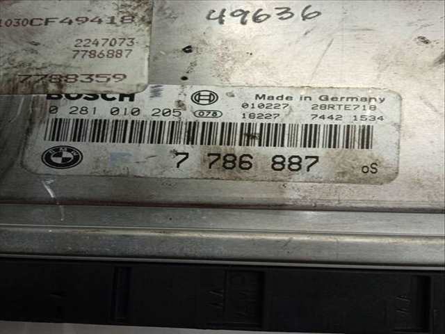 Foto 2ª: Centralita Motor ECU Bmw Serie 3 315 2.0 16V DIESEL CAT BERLINA 136CV 100KW (2004)
