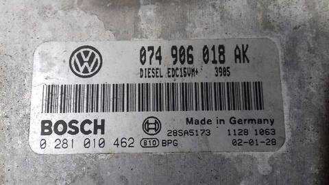 Foto 3ª: Centralita Motor ECU Volkswagen Transporter 2.5 TDI 88CV 65KW FURGONETA [AJT] (2002)