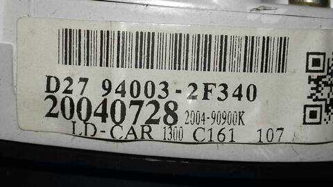 Foto 2ª: Cuadro de Instrumentos Kia Cerato 2.0 TD CAT 112CV 83KW [D4EA] (2004)