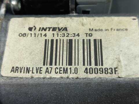 Foto 2ª: Elevalunas Eléctrico Delantero Derecho Fiat Scudo 2.0 D 272) COMBI RH02 (2015)