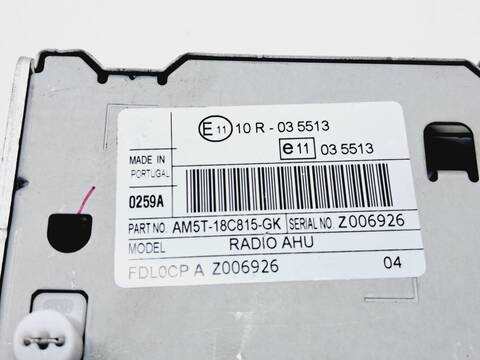 Foto 3ª: Sistema Audio Radio CD Ford C Max 1.0 ECOBOOST CAT 125CV 92KW [M1DA] (2012)