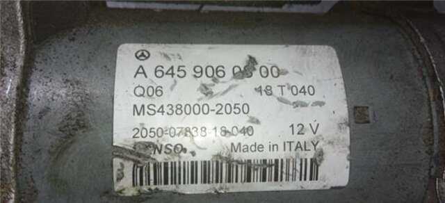 Foto 1ª: Motor de Arranque Mercedes Clase A 140 2.1 A 200 CDI - D (176.008) [2.1 LTR. - 100 KW CDI CAT] [651930]