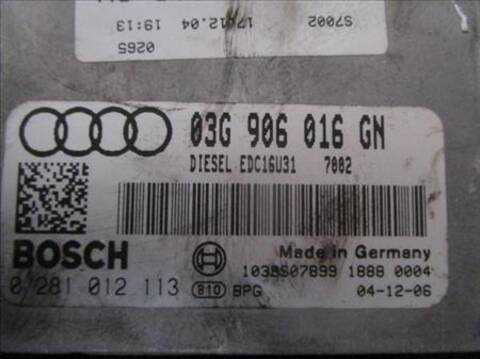 Foto 2ª: Centralita Motor ECU Audi A4 2.0 TDI 16V 103KW) BERLINA 140CV [BLB] (2005)