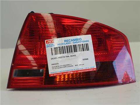 Piloto Trasero Derecho Audi A4 2.0 TDI QUATTRO DPF) 125KW) BERLINA 170CV